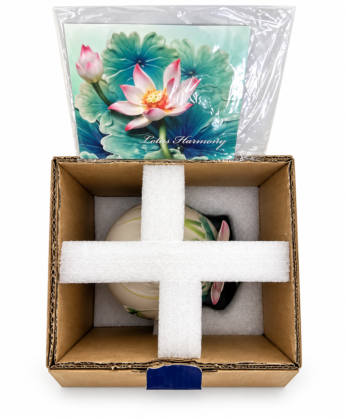 Franz Collection Lotus Harmony Blume Porzellanvase FZ02399