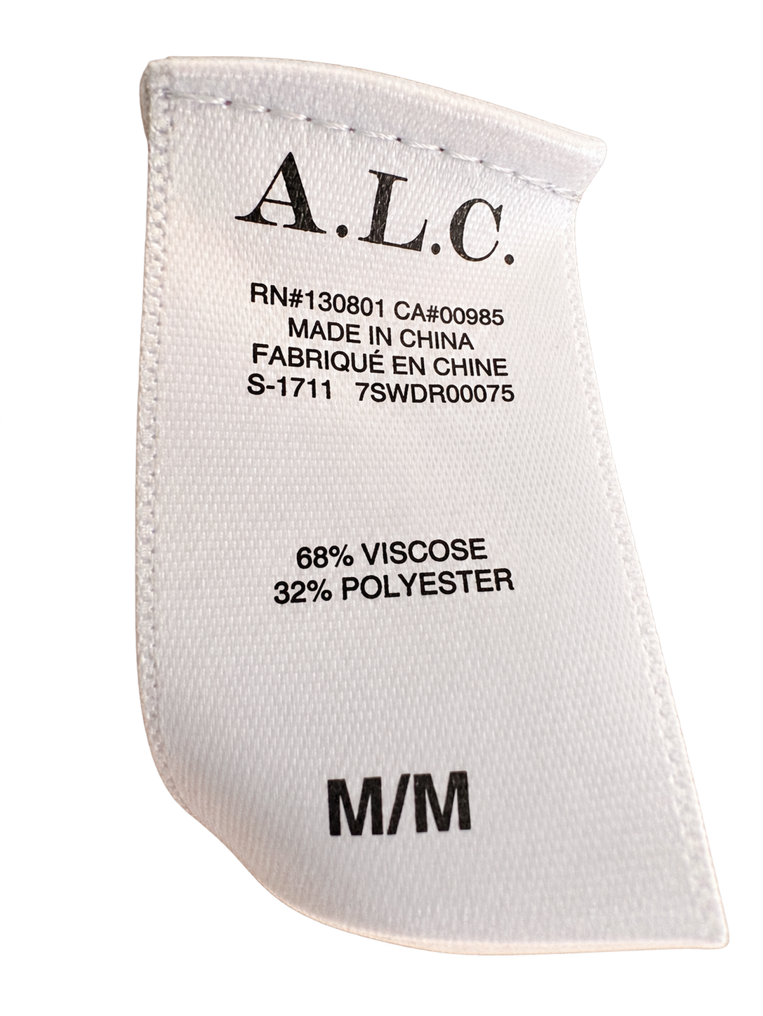 A.L.C. Strickkleid • Schwarz mit Streifendetail • Neu mit Etikett • Gr. M
