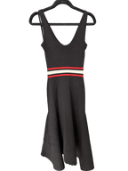 A.L.C. Strickkleid • Schwarz mit Streifendetail • Neu mit Etikett • Gr. M