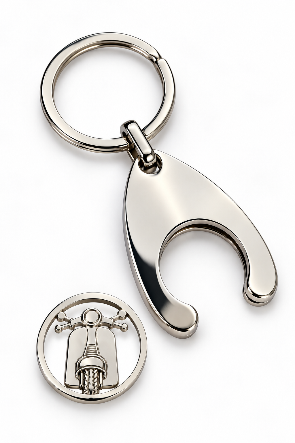 3-Piece Keychain Set for Scooter Fans