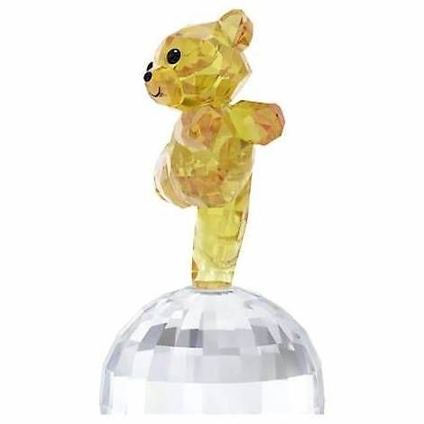 Swarovski Kris Bear Ready to Disco | Gelbe Kristallfigur